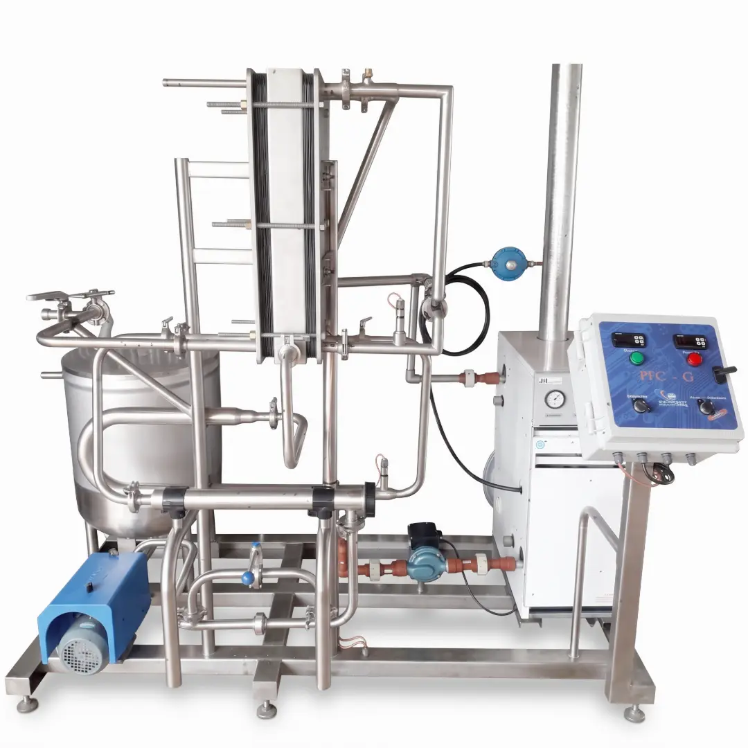 Pasteurizador a placas semiautomático RODEG